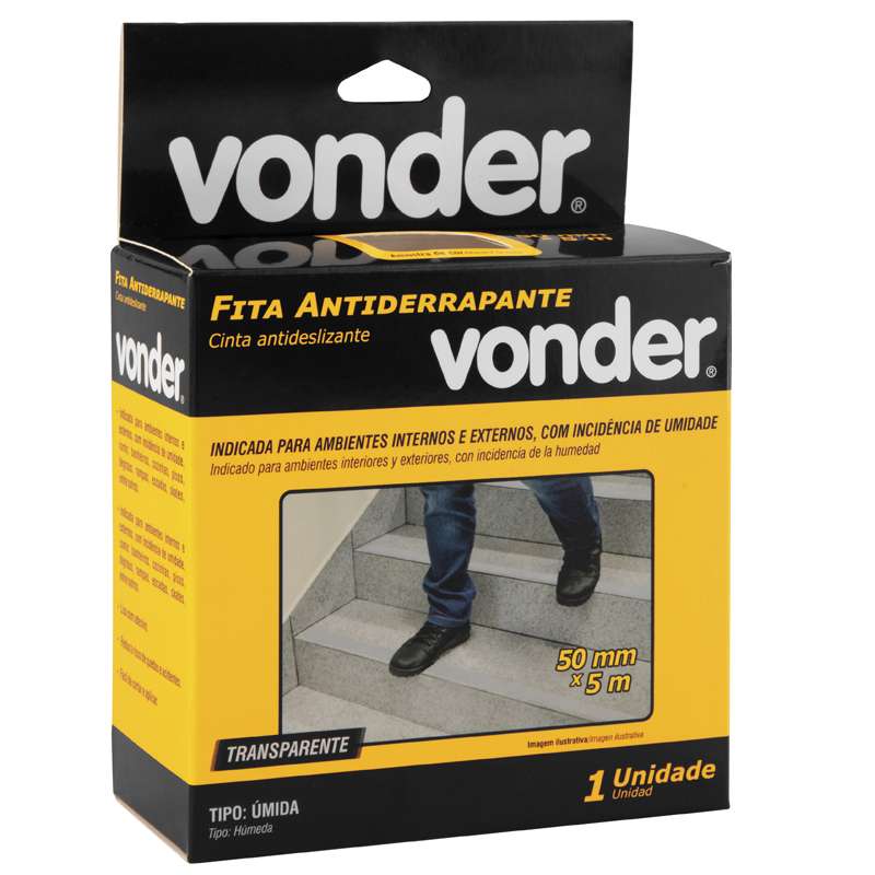 FITA ANTIDERRAP 50MMX 5M UMIDA VONDER 1014050050