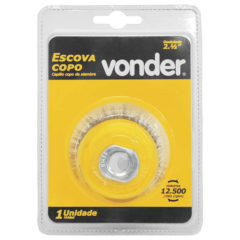 ESCOVA COPO 2 MEIA POL ONDULADA AC VONDER 6325212140