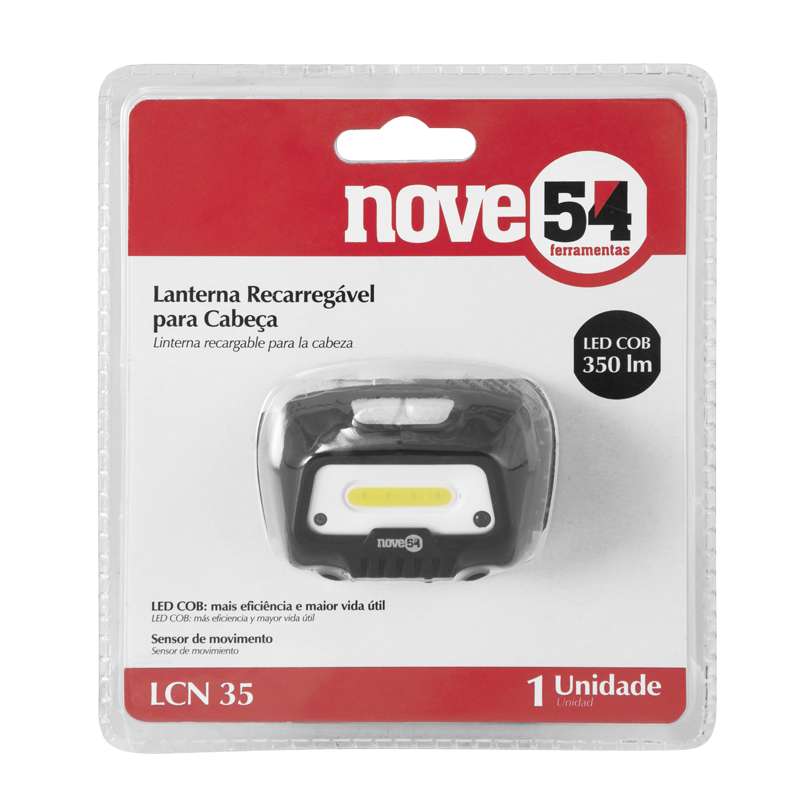 LANTERNA P CABECA RECAR LEDCOB LCN35 954 8075350000